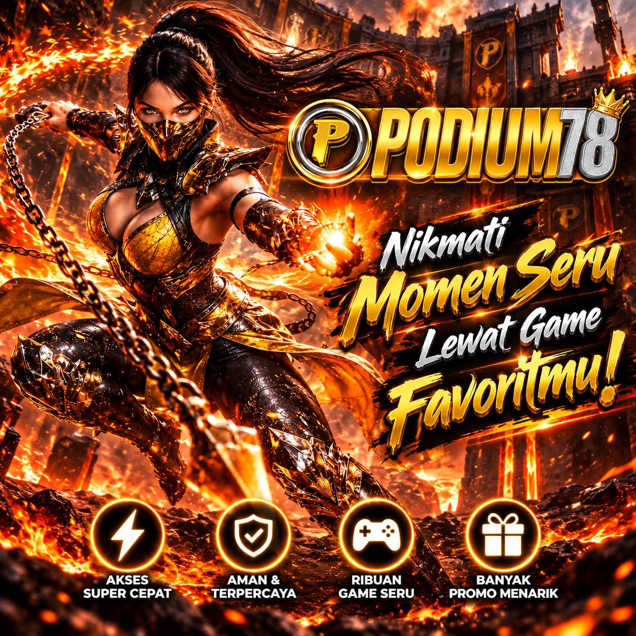 PODIUM78 >> Nikmati Momen Seru Lewat Game Favoritmu!